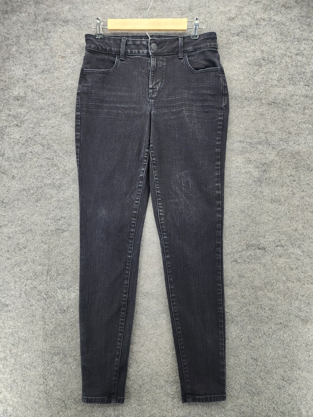 Maurices Jeans Womens Medium Long M Jeans Skinny Leg Black